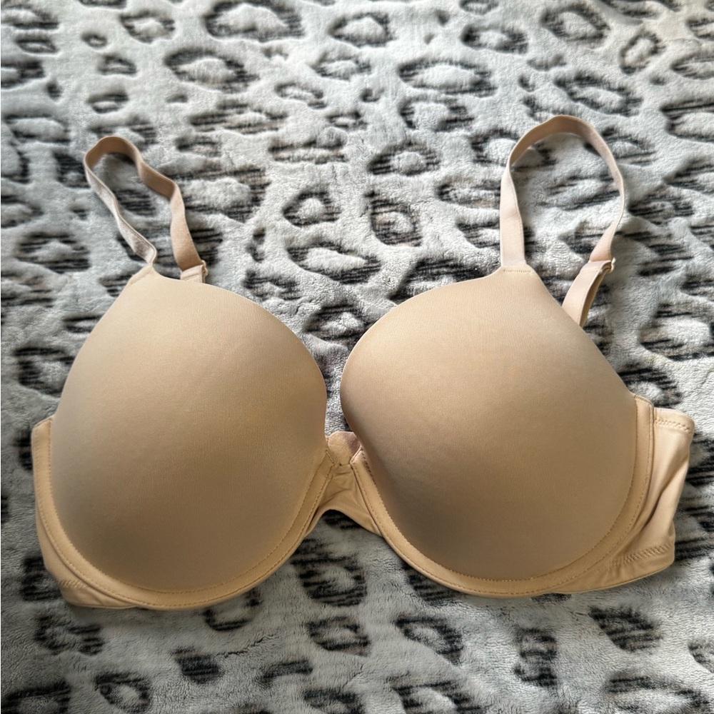 PINK Victoria Secret Pink and Tan Women's Bra 34DD